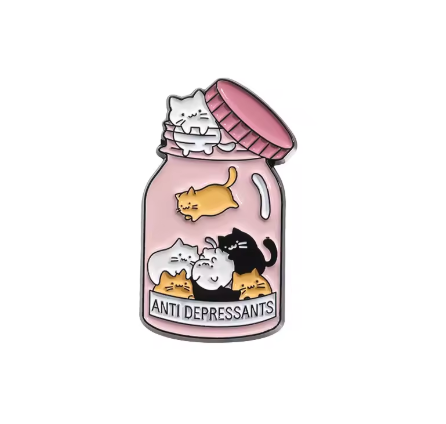 Pin antidepresivo para gatos