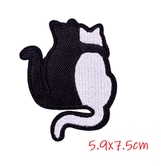 Patch brodé "Amour de chat"