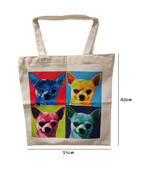 Chihuahua Reusable Tote Bag