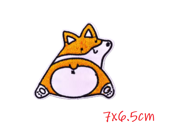 Chubby Shiba Inu Embroidery Patch