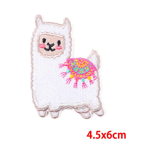 Cute Alpaca Embroidery Patch