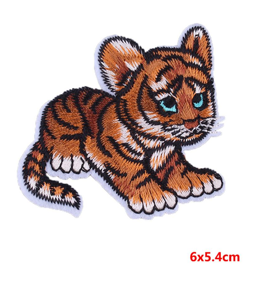 Cute Tiger  Embroidery Patch