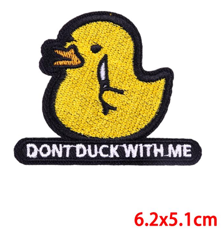 Duck Embroidery Patch