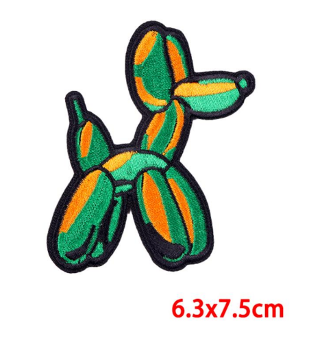 Balloon Dog Embroidery Patch