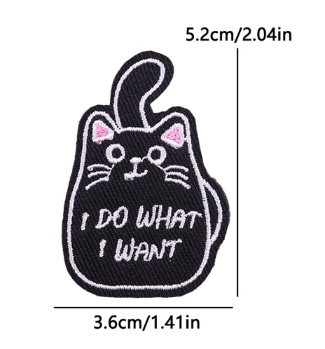 Cat Embroidery Patch