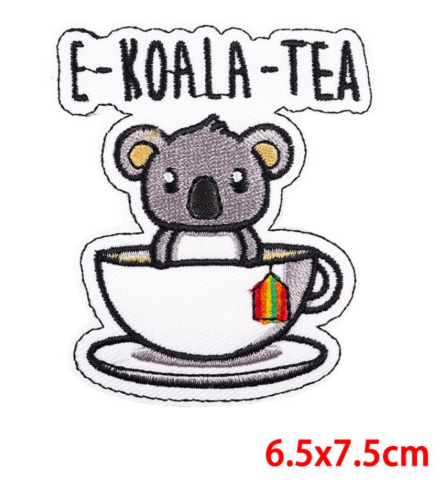 Parche bordado de koala