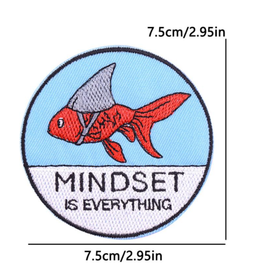 Goldfish Shark Embroidery Patch