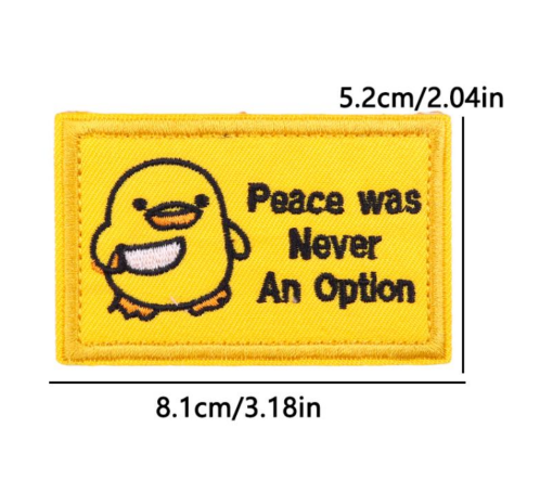 Peace Chick Embroidery Patch