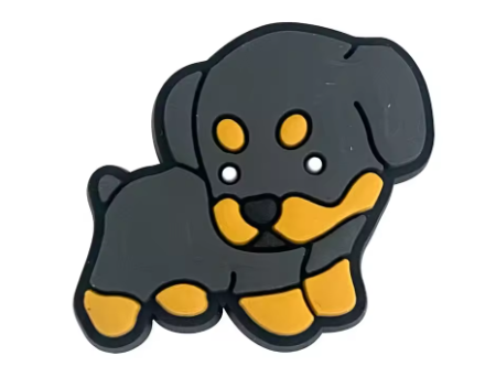 Rottweiler Shoe Charm