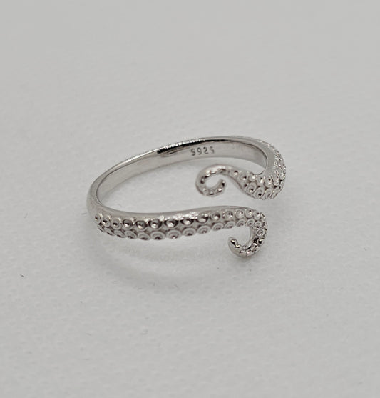 Octopus Adjustable S925 Ring