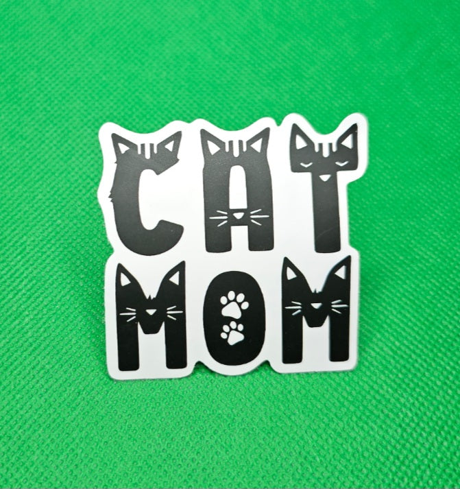 Cat Mom Sticker