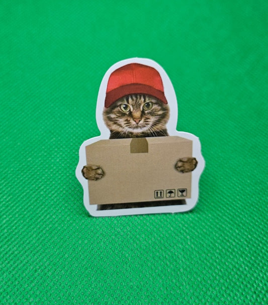 Cat Delivery Sticker