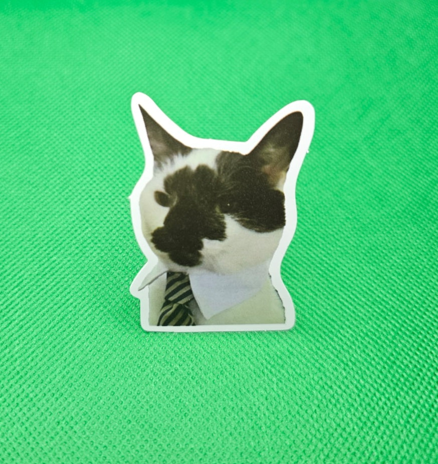 Business Cat Sticker