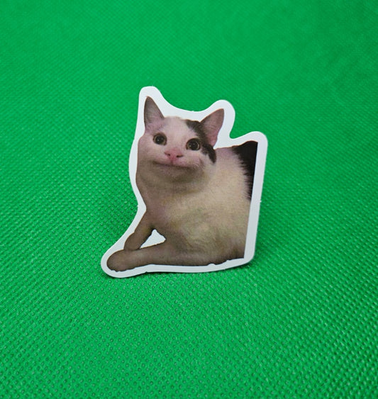 Smiling Cat Sticker