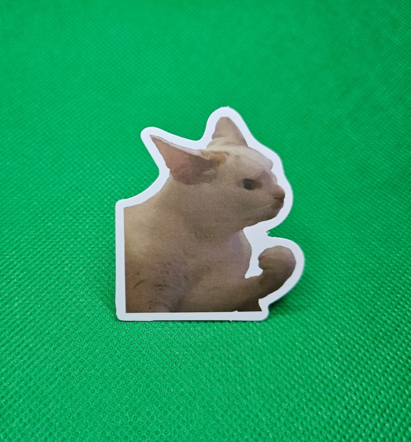 Angry Cat Sticker