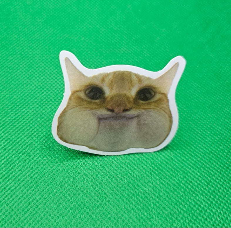 Laughing Cat Sticker