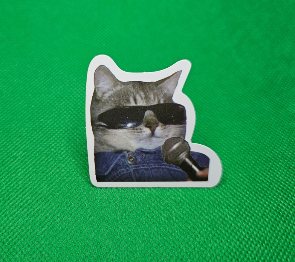 Cool Cat Sticker