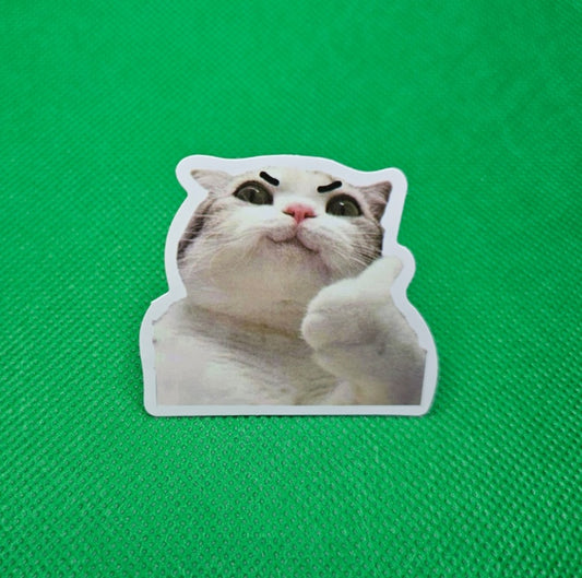 Angry Cat Sticker