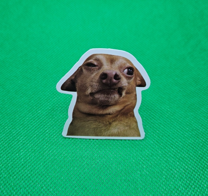 Grumpy Dog Sticker