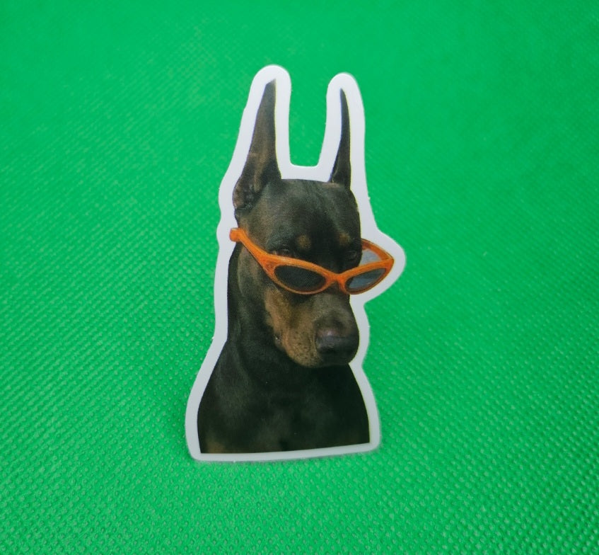 Doberman Dog Sticker