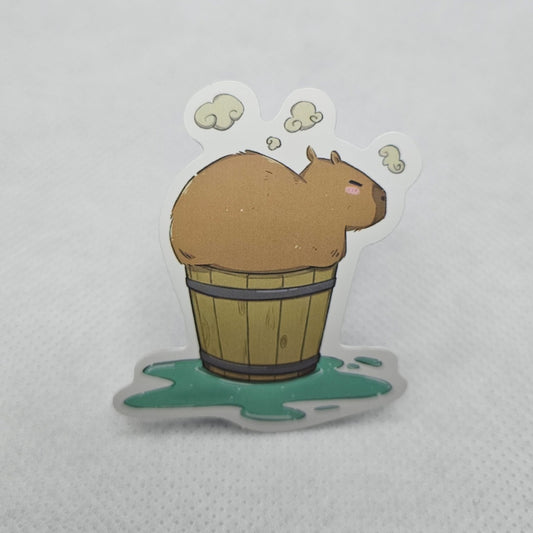 Capybara Bath Sticker