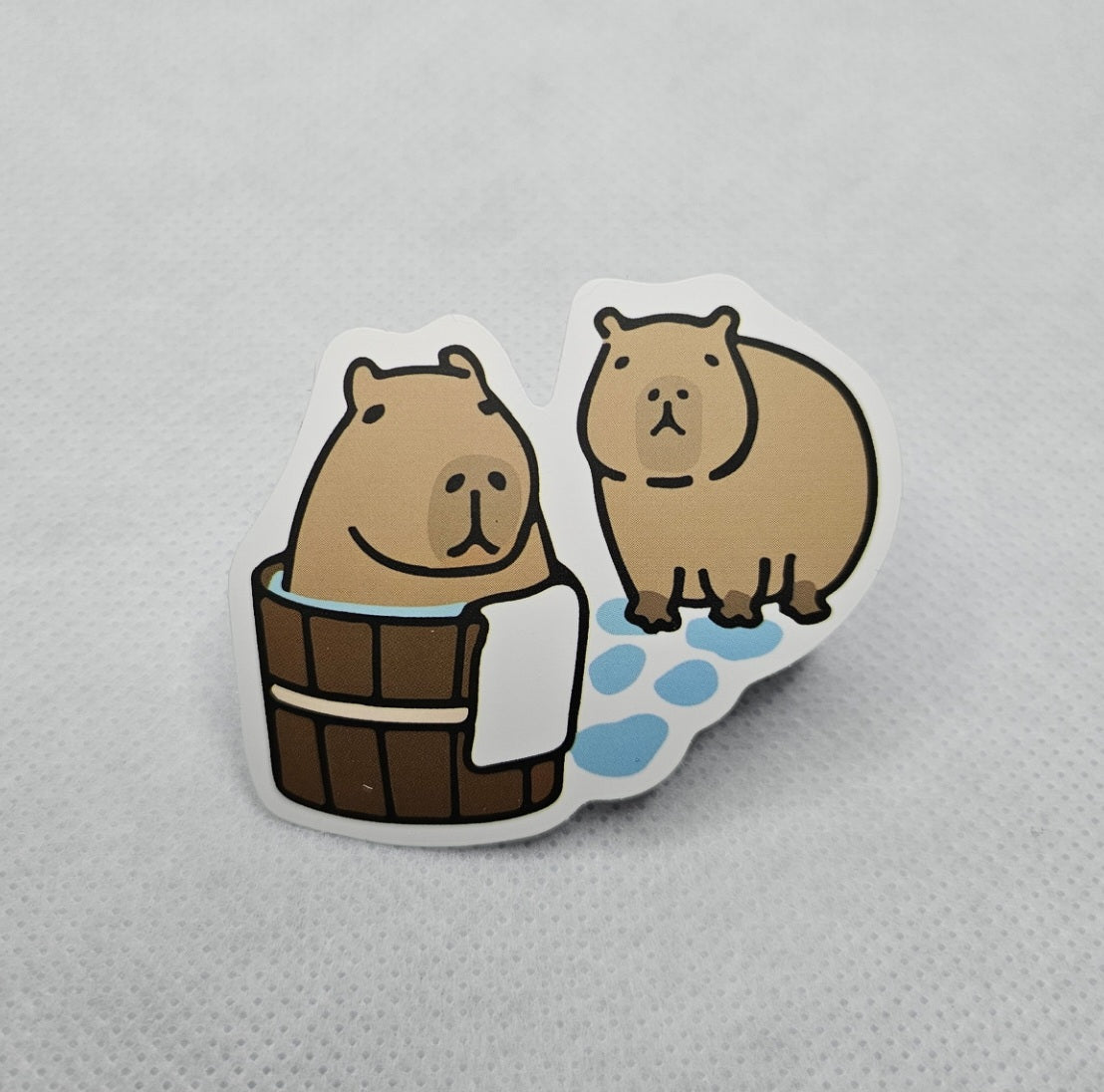 Capybara Bath Sticker