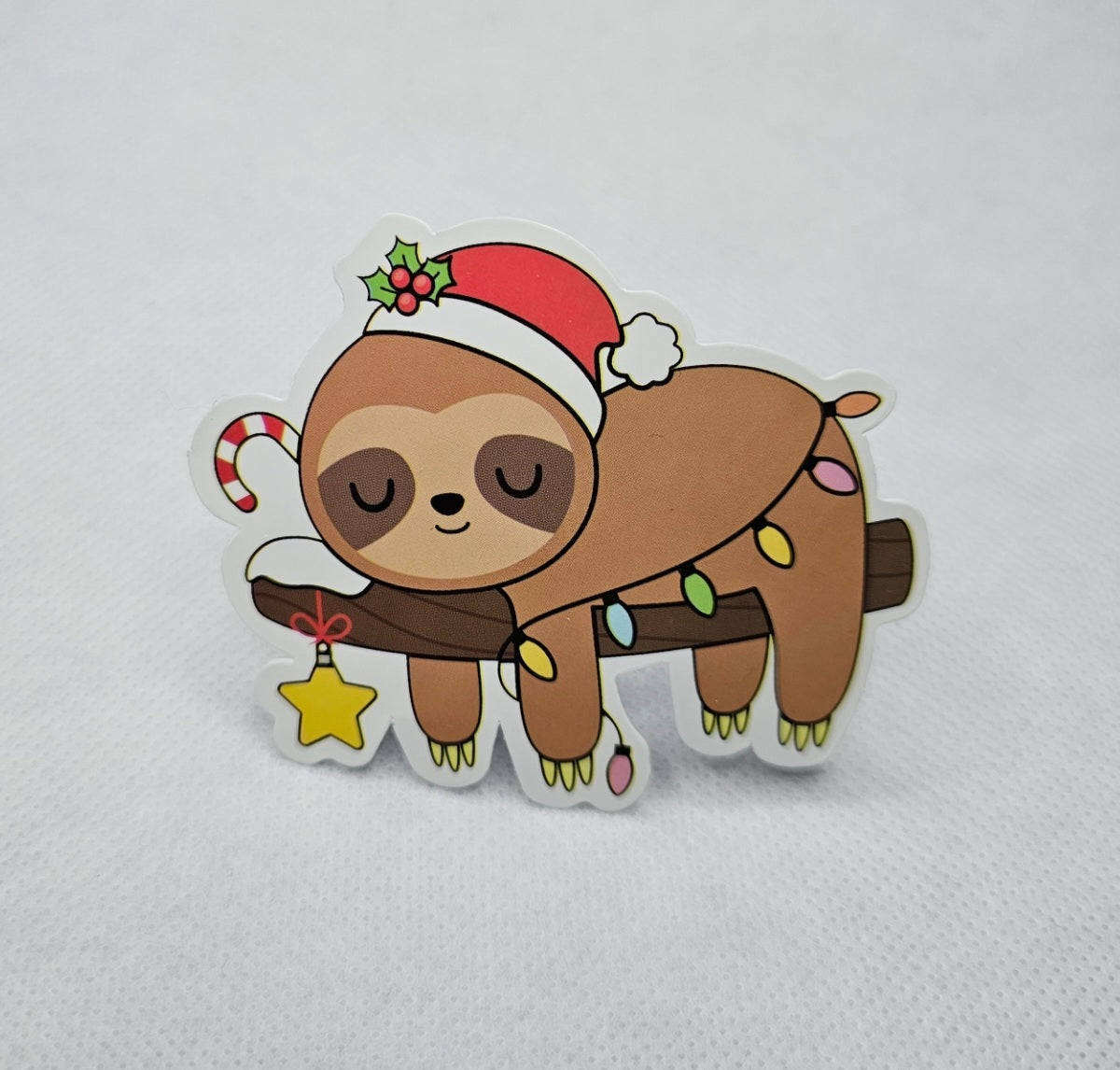 Holiday Sloth Sticker