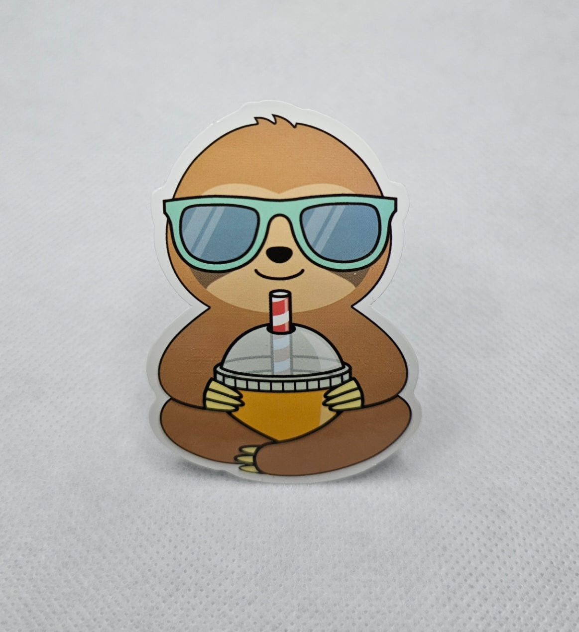 Sloth and Boba Sticker