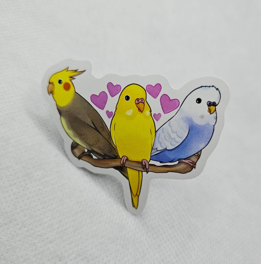 Budgie Cockatiel Bird Sticker