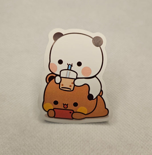 Bear and Boba Sticker