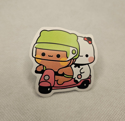 Bear Scooter Sticker