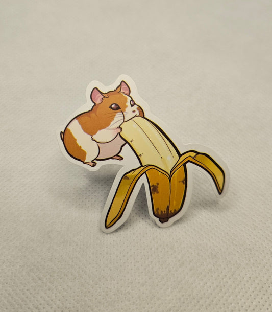 Hamster Banana Sticker