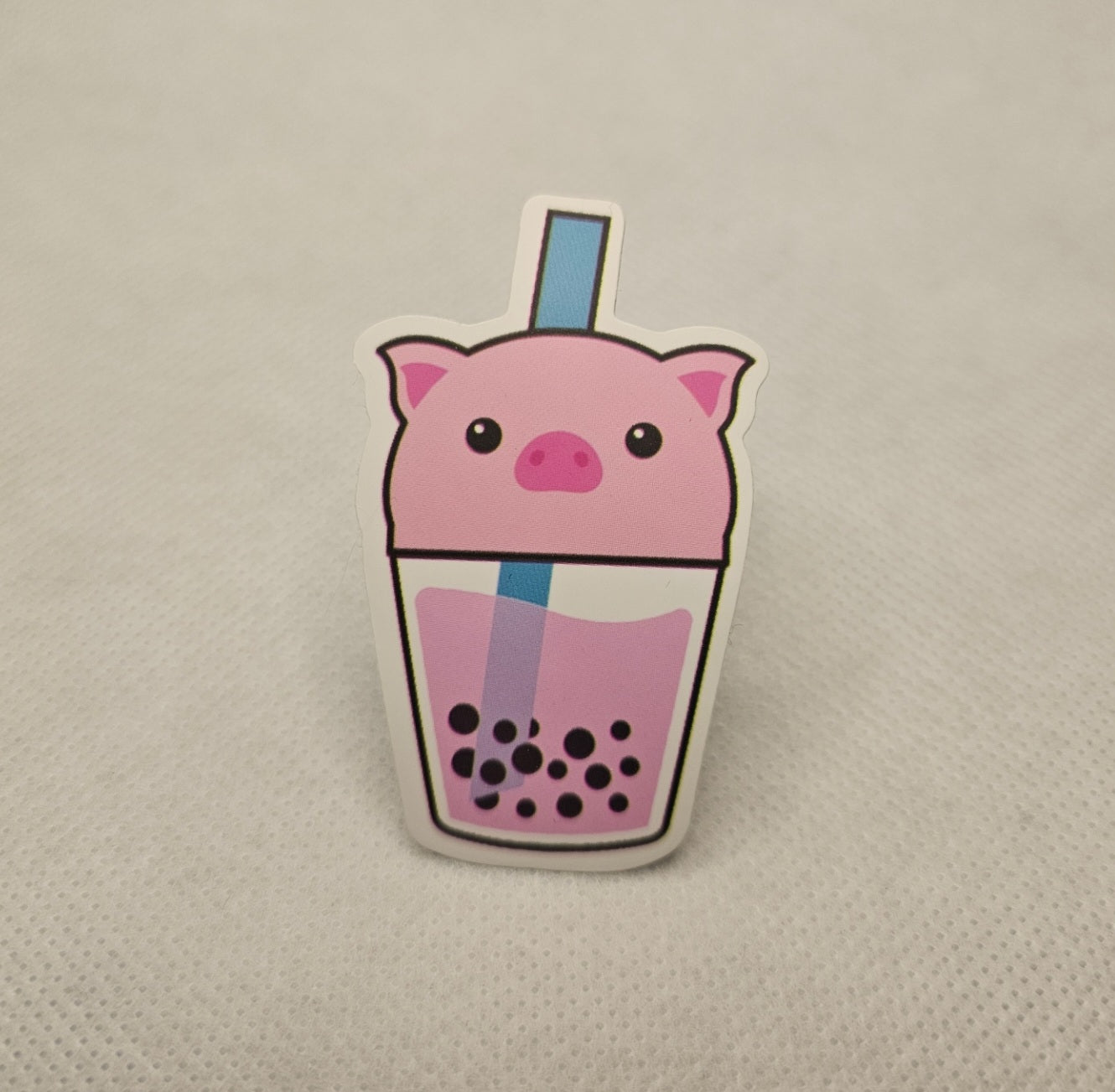 Pig and Boba Sticker