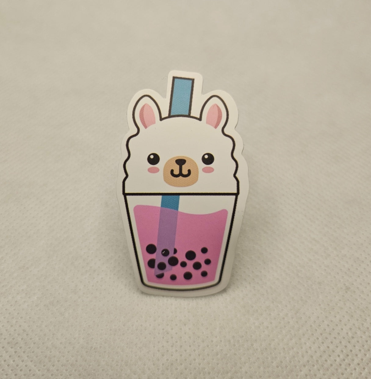 Llama and Boba Sticker