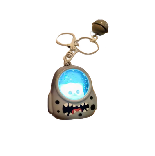 Space Cat Keychain Light